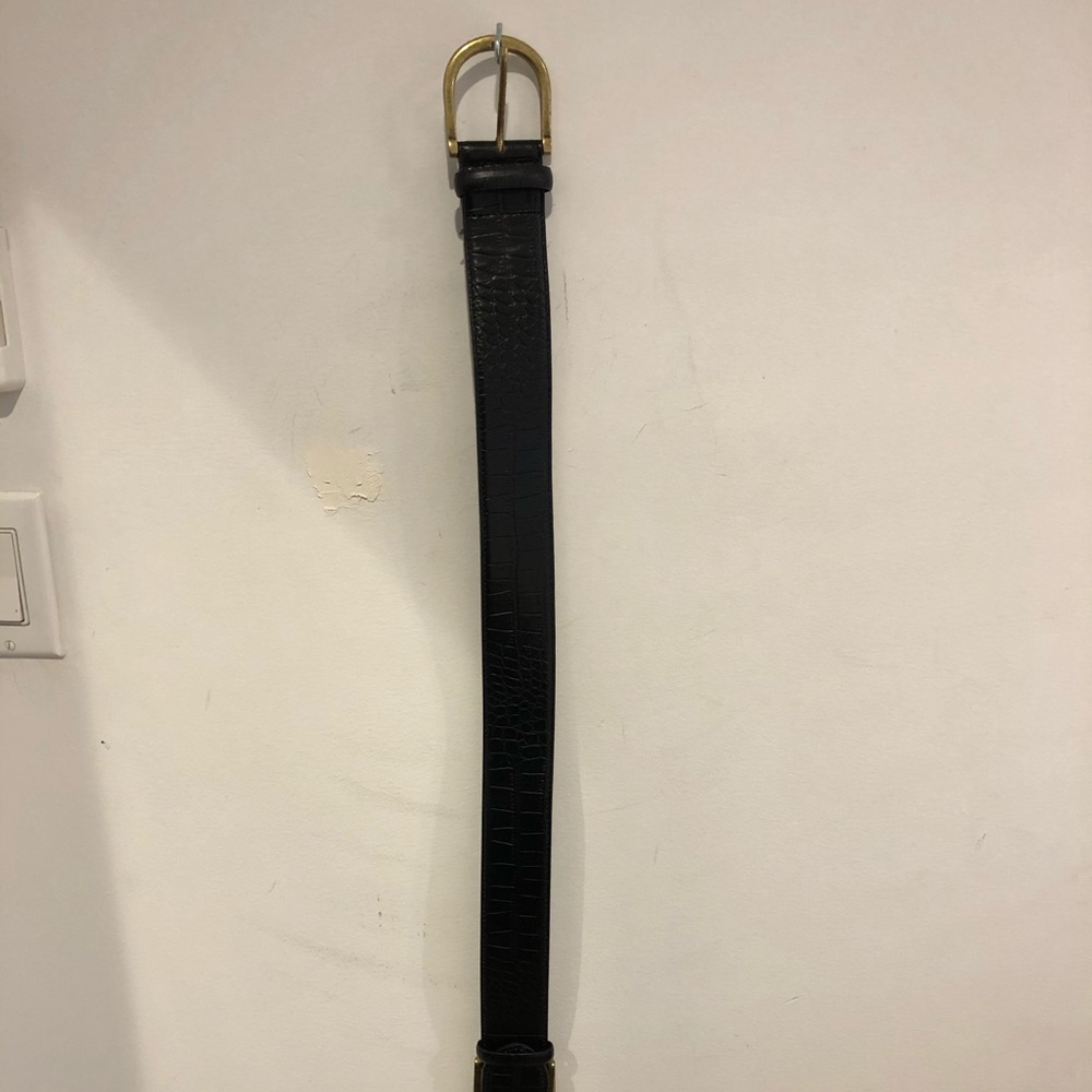 Black Chunky Belt from Zara